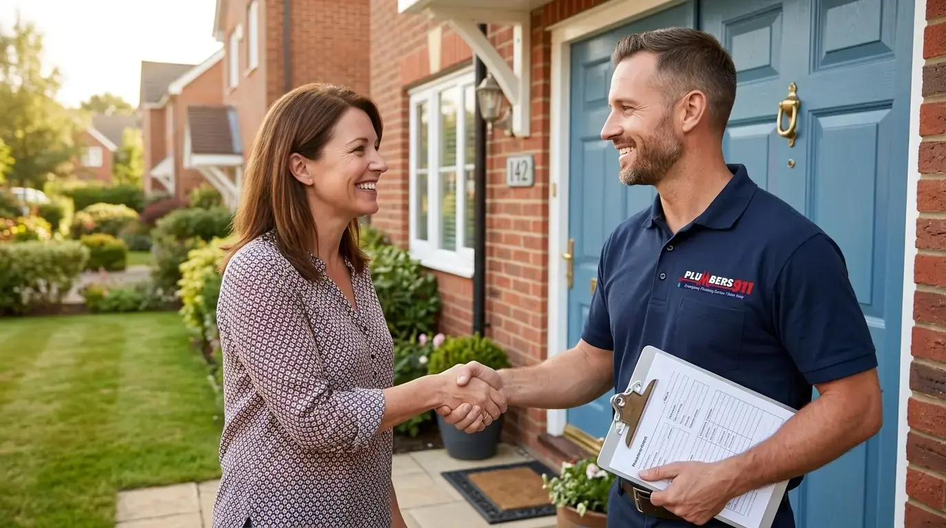 Skilled plumber working in Chicago Heights, IL